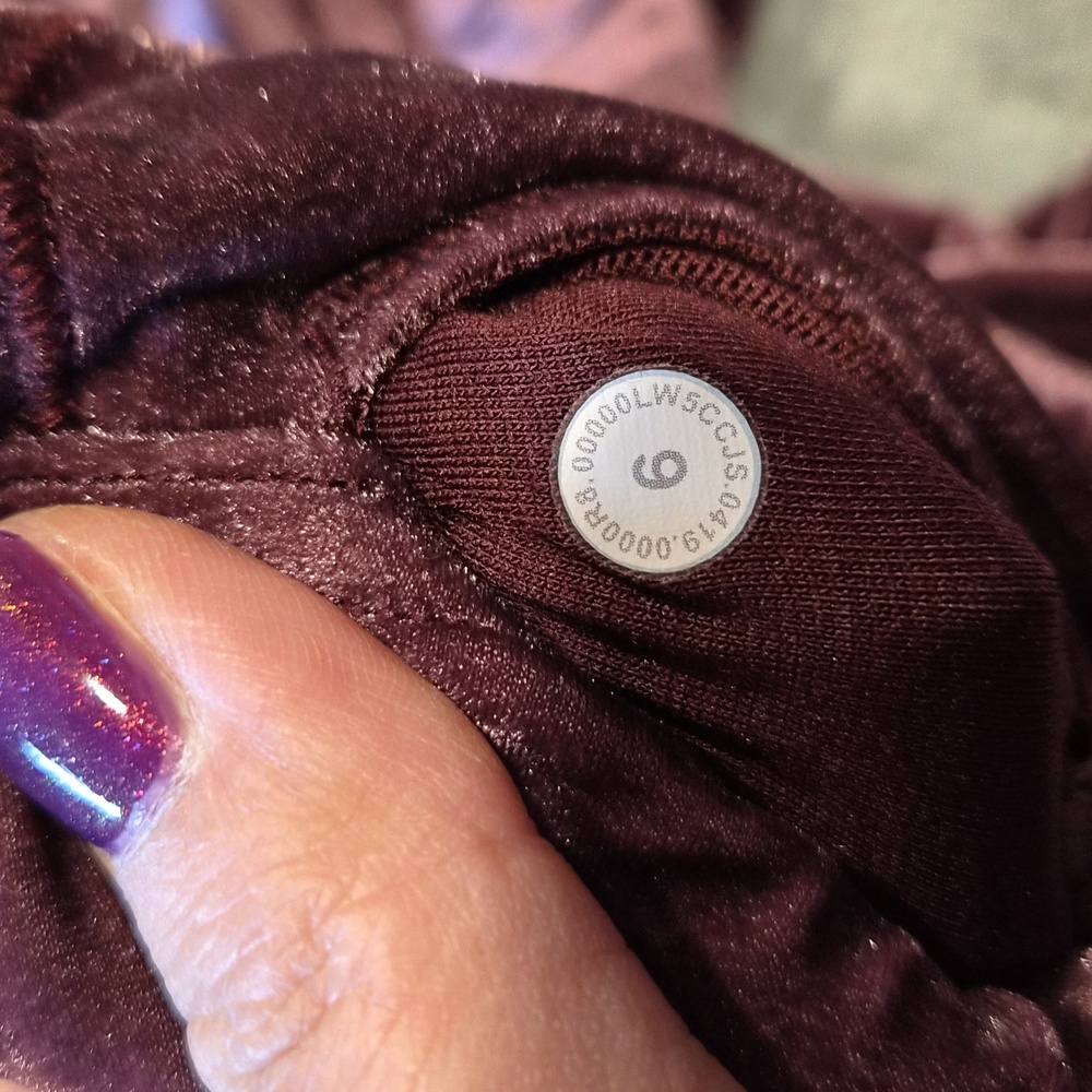 Wunder Lounge High Rise Tight - Garnet - Picture 7 of 7
